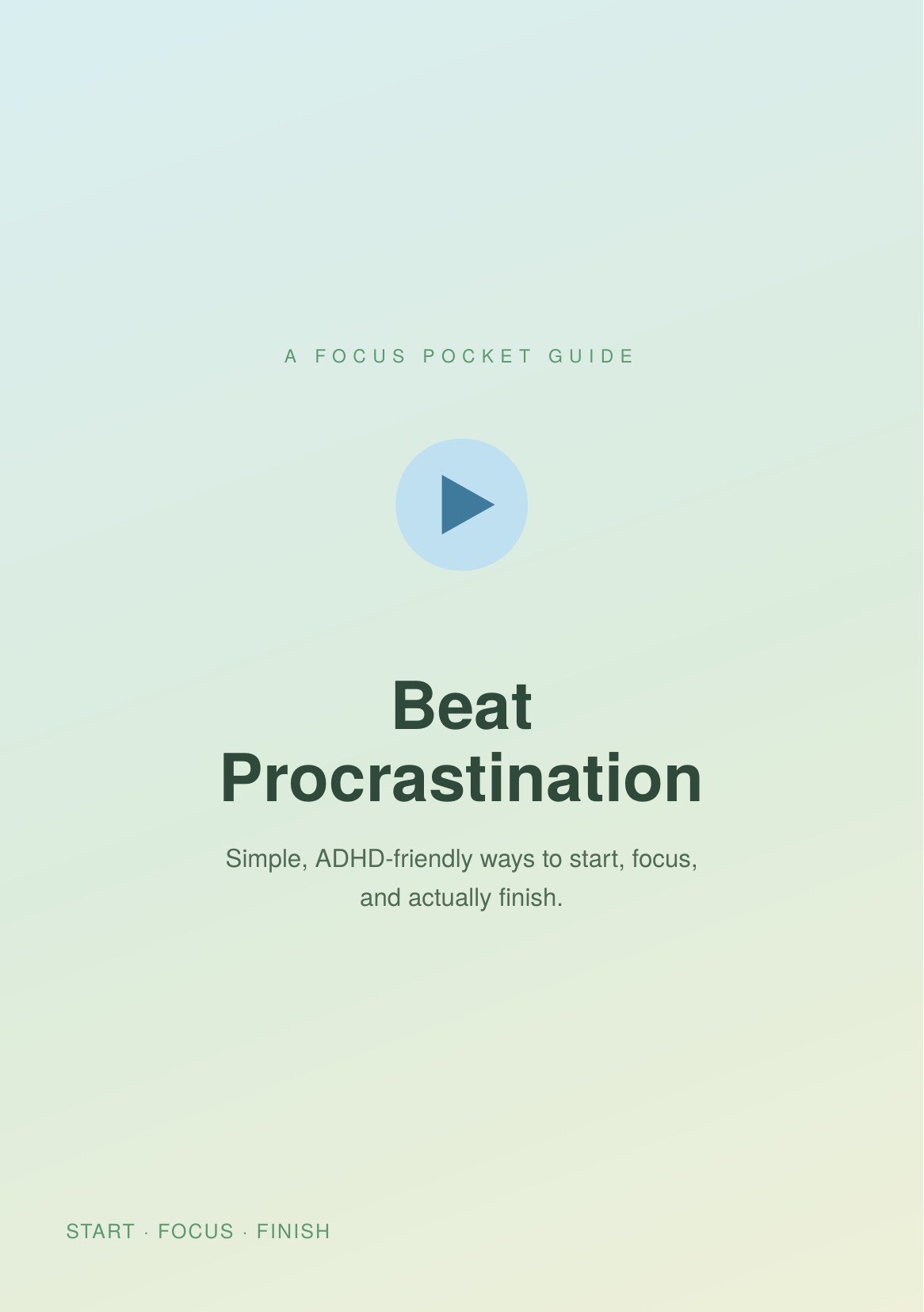 Beat Procrastination cover